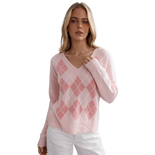 Caitlin Crisp Argyle Jumper