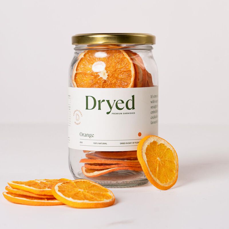 Dryed Premium Garnishes 65g Jar Orange image number 1