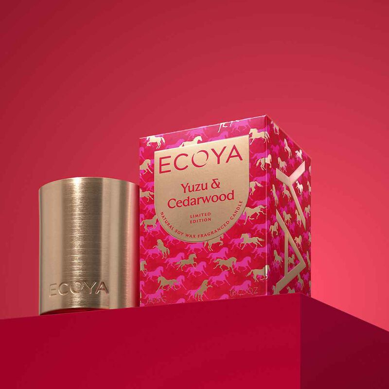 ECOYA Goldie Candle Yuzu & Cedarwood LNY25 460g image number 1