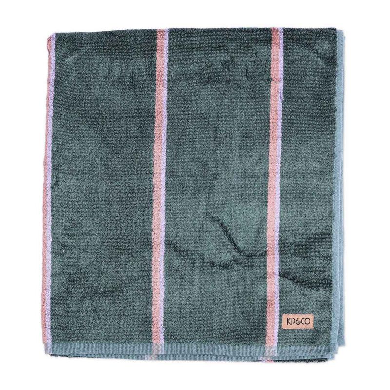 Kip&Co Wakame Crush Stripe Terry Bath Sheet / Beach Towel image number 0