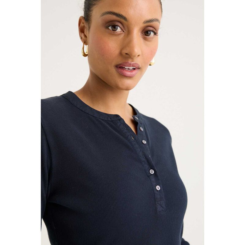 Yarra Trail Mineral Rib Henley Tee image number 2