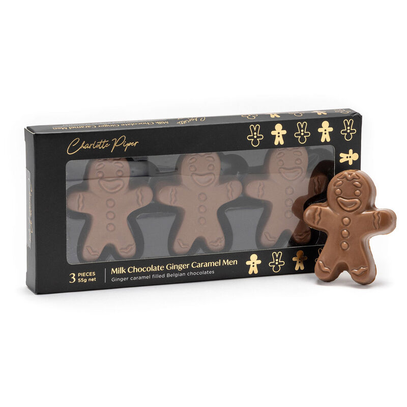 Charlotte Piper Milk Chocolate Ginger Caramel Men Trio 55g image number 0