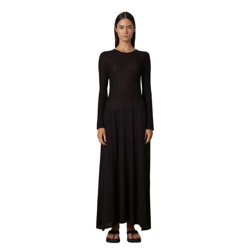Zulu & Zephyr Black Rib Knit Dress