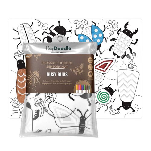 Hey Doodle Busy Bugs Sensory Playmat