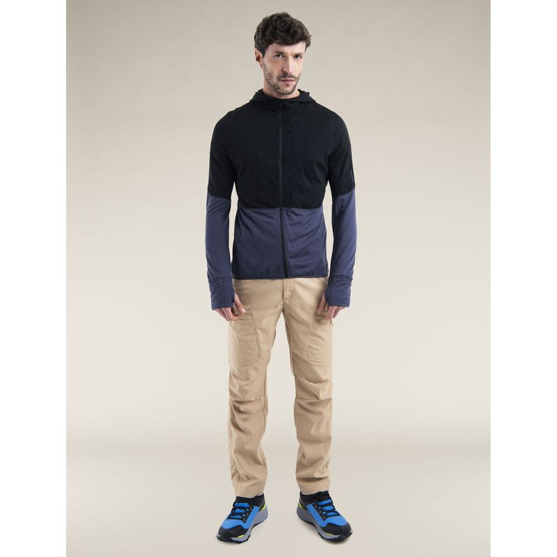 Icebreaker M Merino Blend 200 RealFleece Descender LS Zip Hoodie image number 11