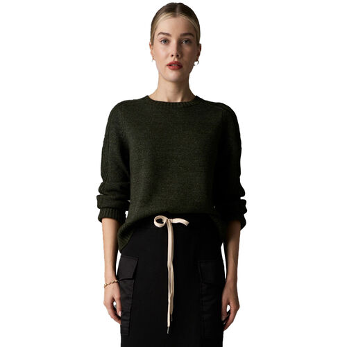 POL Bennet Lurex Cable Knit Jumper
