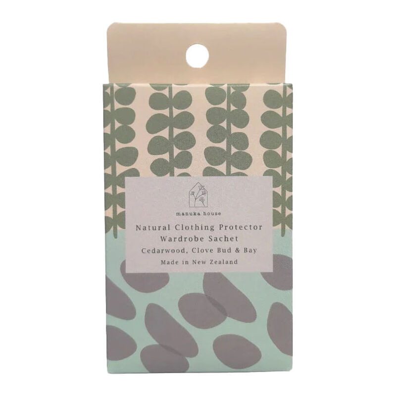 Manuka House Native Wardrobe Fragrance Sachet - Cedarwood, Clove Bud & Bay image number 0