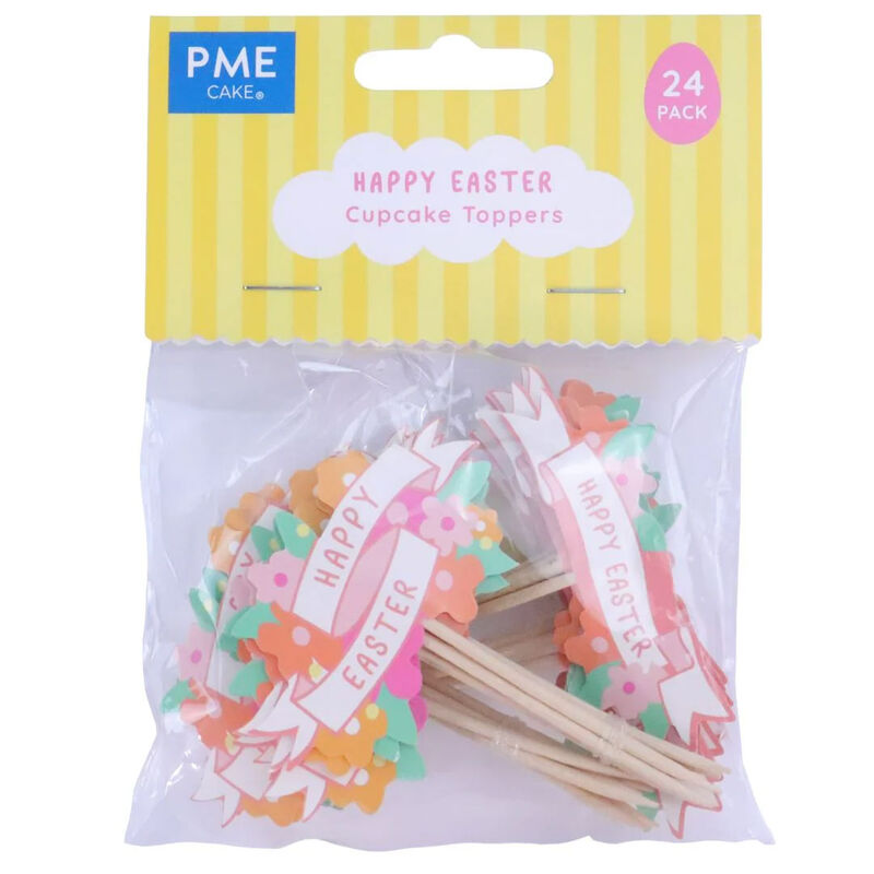 PME Easter Cupcake Toppers - Happy Easter Set Of 24 image number 0