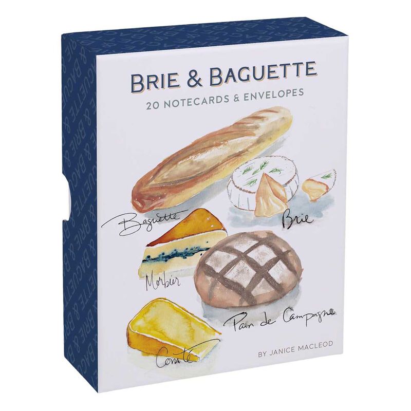 Brie & Baguette Notes: 20 Notecards & Envelopes image number 2
