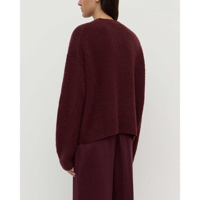 Assembly Label Ariel Knit Merlot image number 1