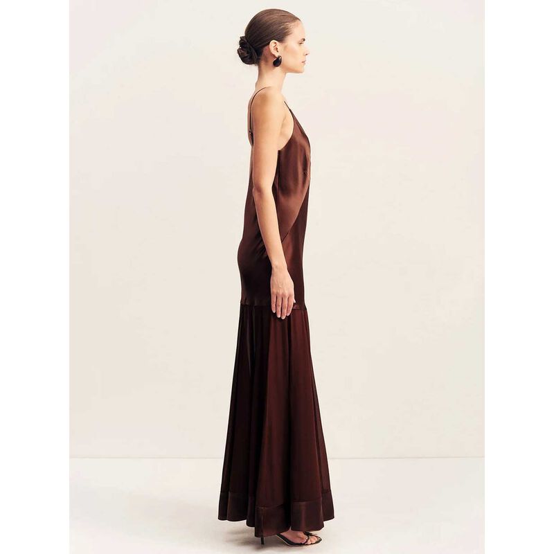 Shona Joy Moraya Plunged Maxi Dress image number 3