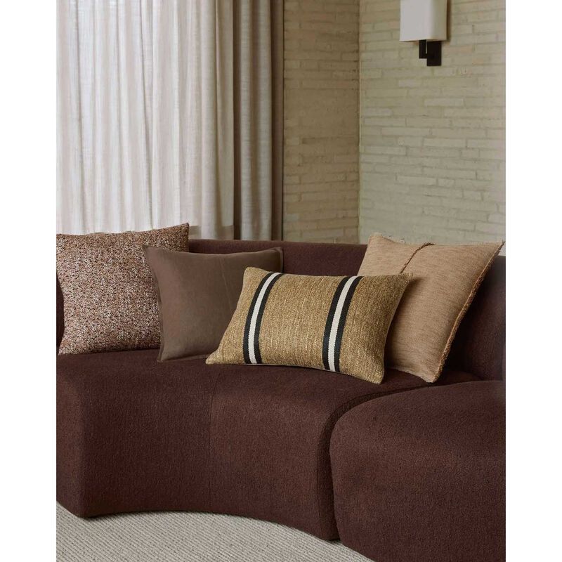Weave Home Mila Striped Cushion With Feather Inner 40x60cm image number 1