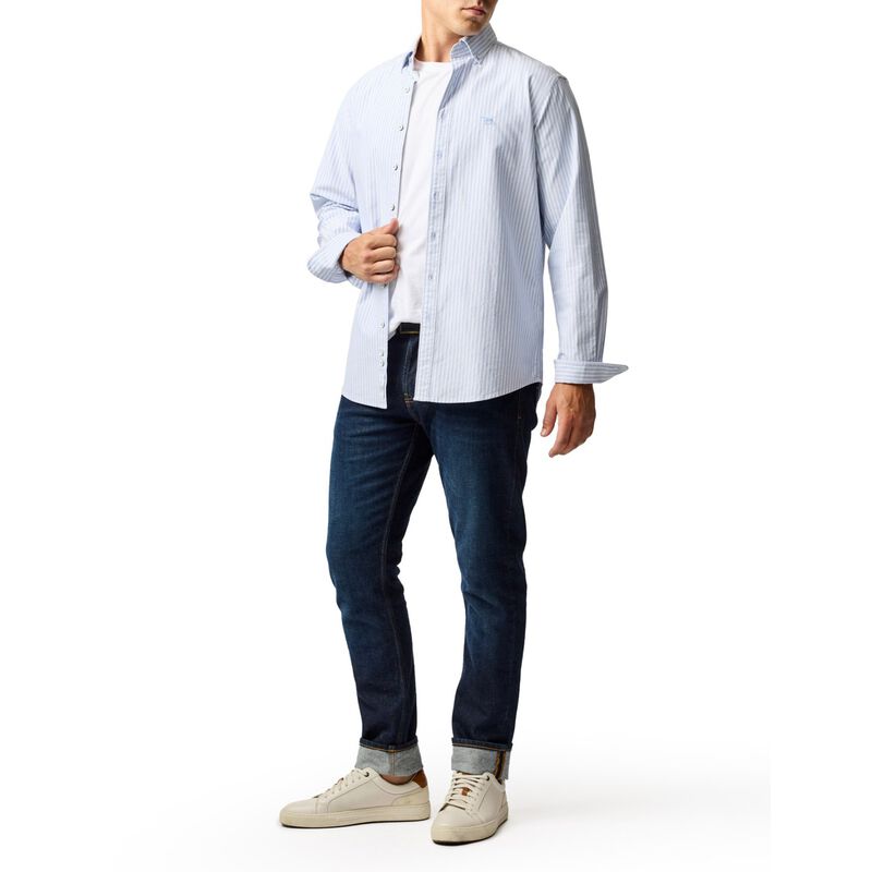 Rodd & Gunn Gunn Oxford Stripe 4 Ls Of Shirt image number 3