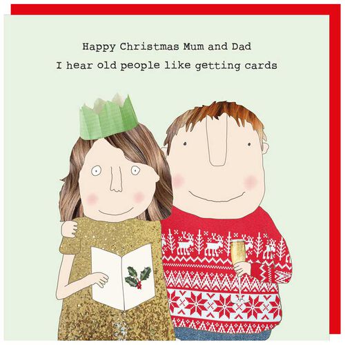Rosie Made A Thing Mum and Dad Cards Christmas Card