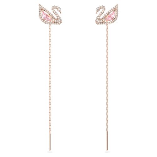 Swarovski Swan Drop Earrings