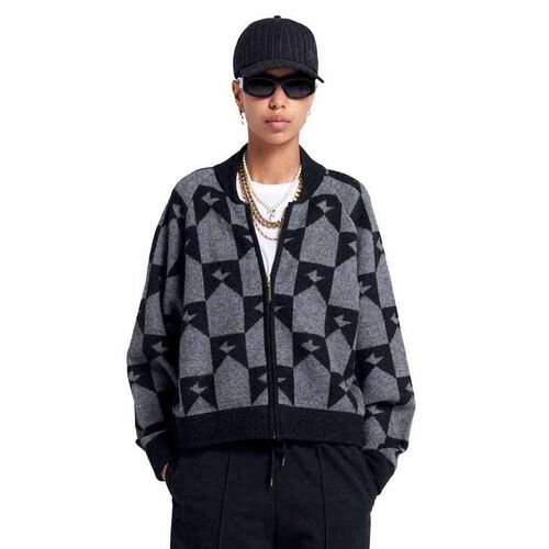Karen Walker Monogram Knit Bomber