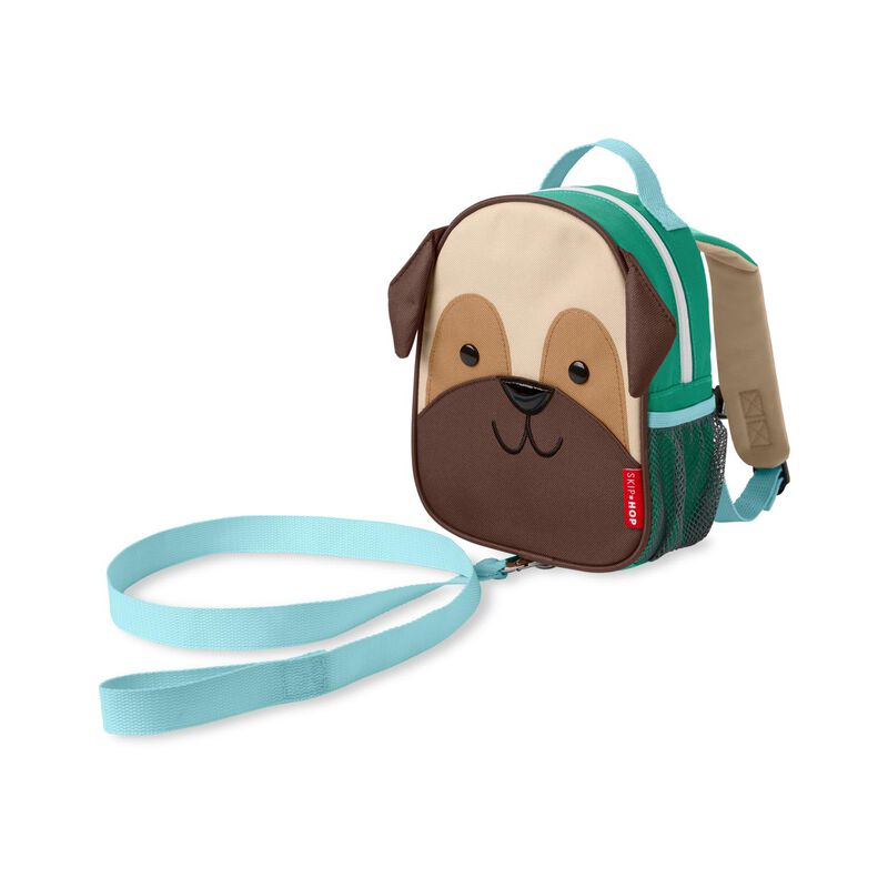 Skip Hop Zoo Mini Backpack with Reins - Pug image number 1