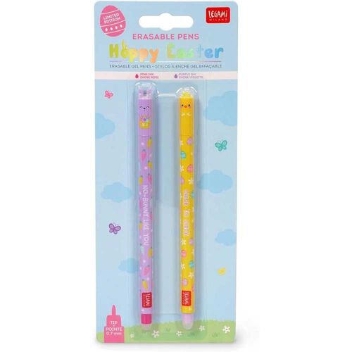 Legami Hoppy Easter Erasable Gel Pens Set of 2