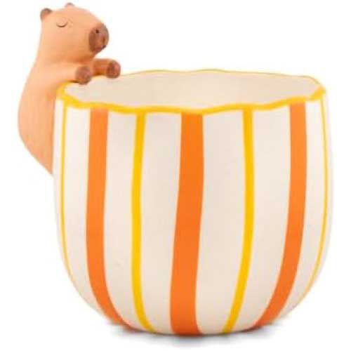 Sass & Belle Peeking Capybara Planter