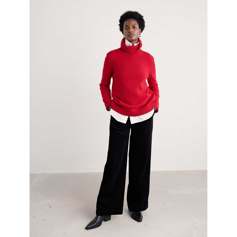 Seasalt Cornwall Braque Jumper Carmine image number 3