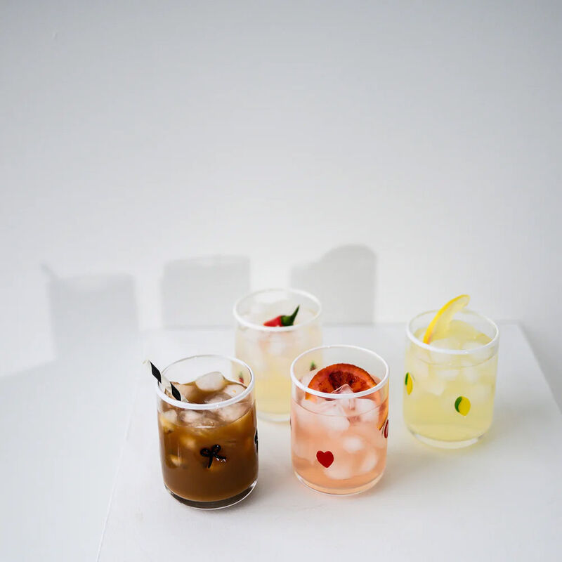 Home Lab Chili Icon Glass Set Of 4 image number 2