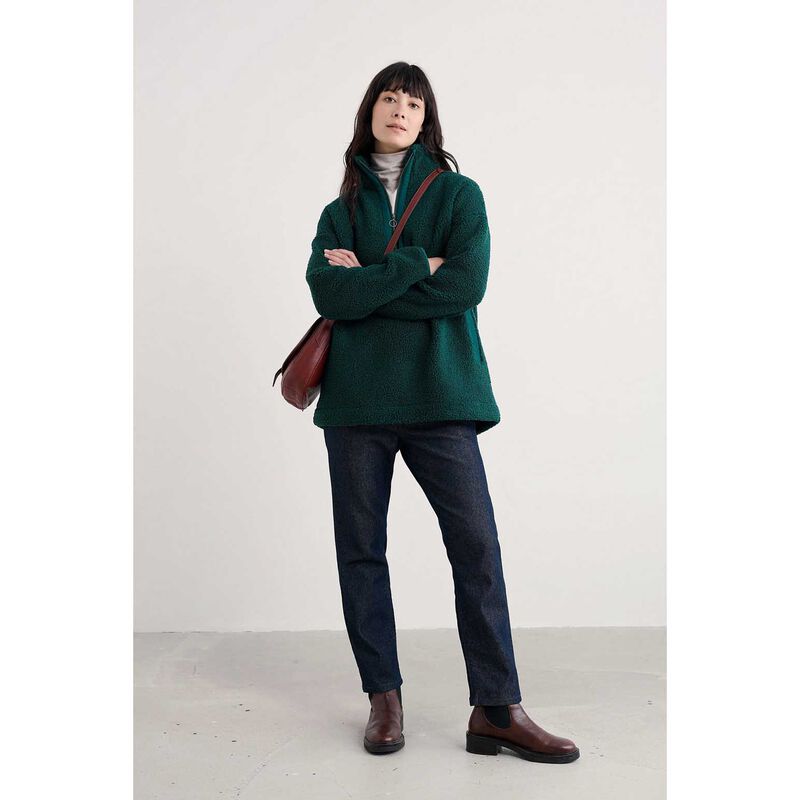 Seasalt Cornwall Barnaloft Fleece Verte image number 3