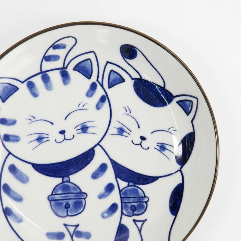 Tokyo Design Studio Kawaii Cat Neko Plate 16.5cm image number 2
