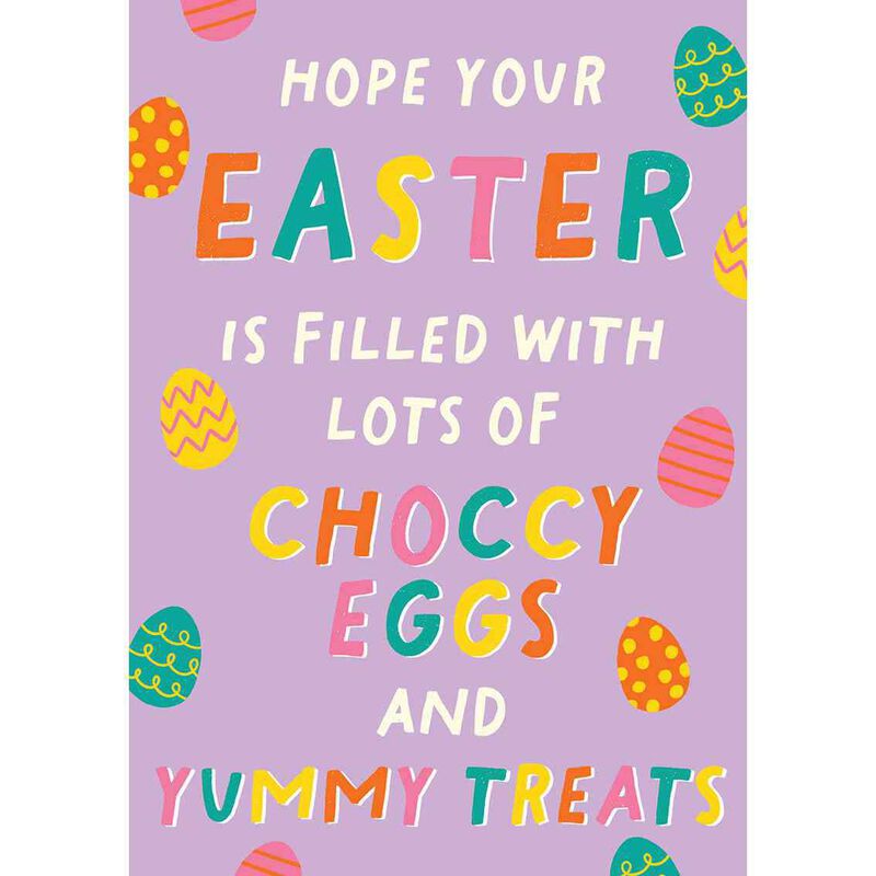 Image Gallery Easter Choccy Easter Card image number 0