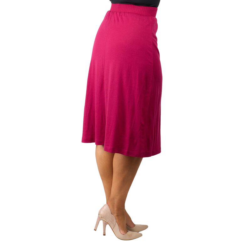 B Merino Rib Trim Skirt image number 1