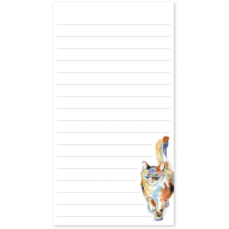 Punch Studio Calico Cat Foldover Notepad image number 1