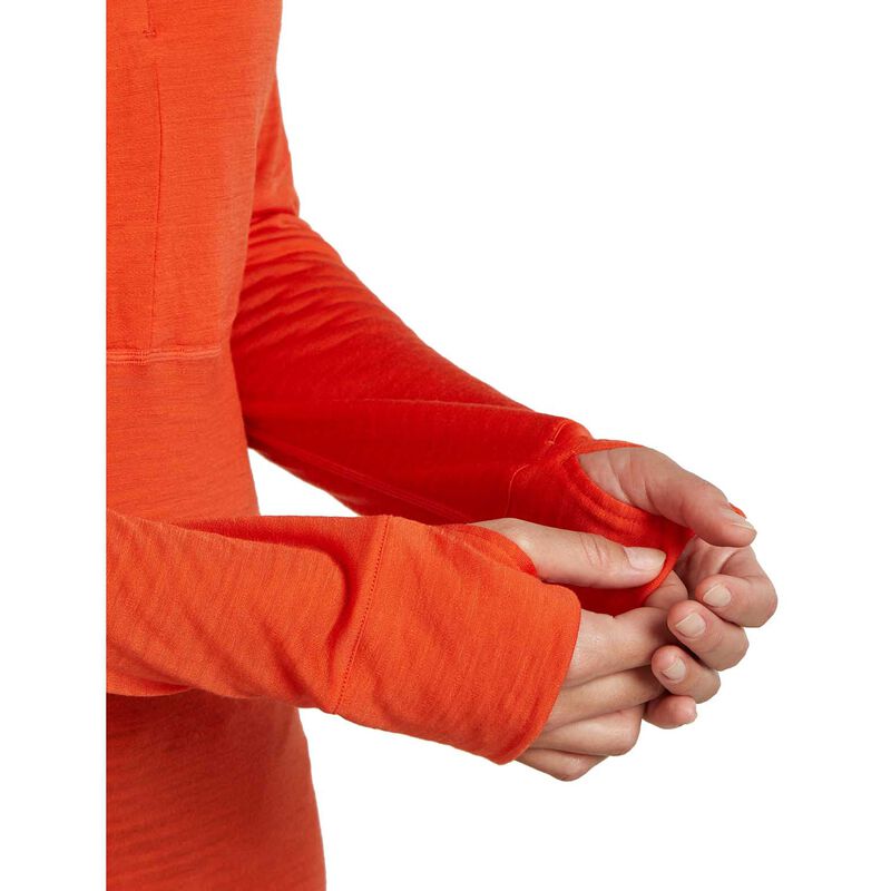 Icebreaker W Merino Blend 200 RealFleece Descender LS Half Zip image number 6