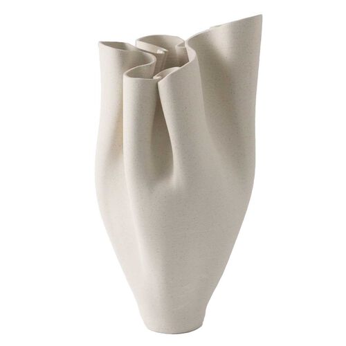NED Collections Walker Vase Large Off-White