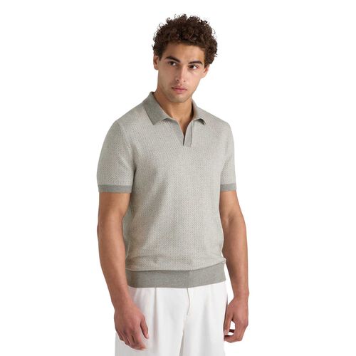 M.J. Bale Huxley Jacquard Polo