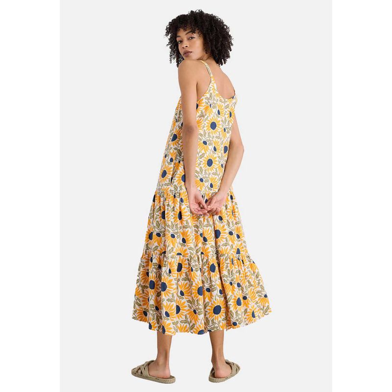 Seasalt Cornwall Alba Dress Bold Sunflower Daylily image number 1