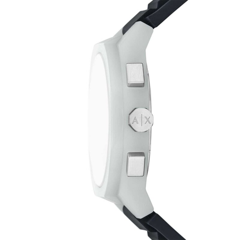 Armani Exchange Sync Chronograph Gray Silicone Watch AX4172 image number 2