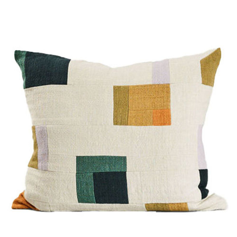 Citt&agrave; Barragan Cushion Cover Natural/Multi image number 0