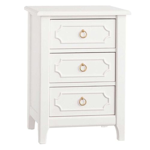 Pottery Barn Kids Ava Regency Nightstand Simply White