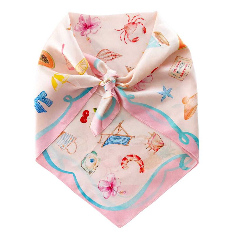 Dark Hampton X Cass Deller Little Cove Silk Petite Scarf image number 0