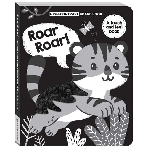 High Contrast Board Book Touch And Feel: Rawr Rawr!