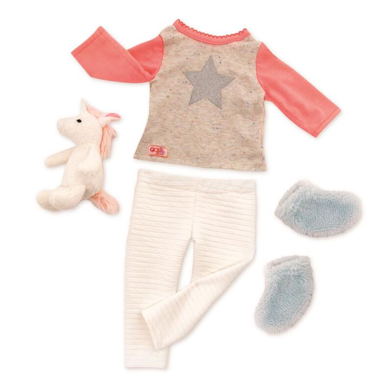 Our Generation Dolls Unicorn Pyjama Outfit image number 0