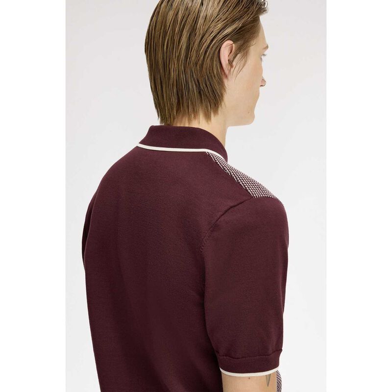 Fred Perry Tonic Waffle Knitted Shirt image number 1