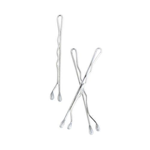 Mae Bobby Pins 4.5cm Silver (80)