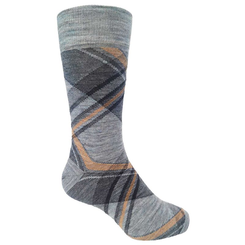 Lorenzo Uomo Diagonal Plaid Sock image number 0