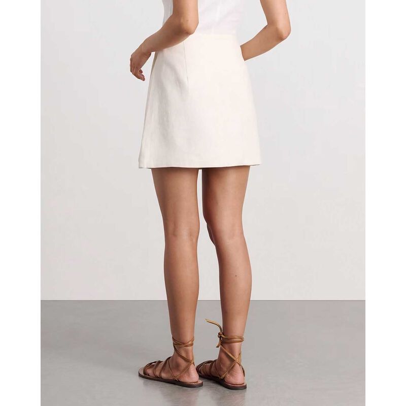 JAG Stella Linen Wrap Mini Skirt image number 9