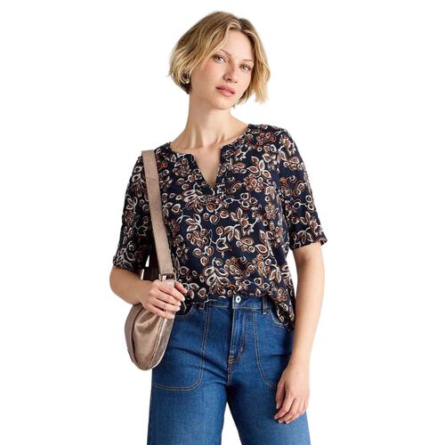 White Stuff Weaver Notch Neck Tee