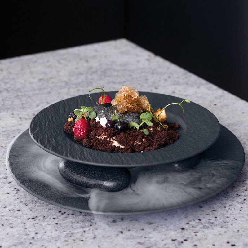 Villeroy & Boch Manufacture Rock Gourmet Plate Black 31cm image number 2