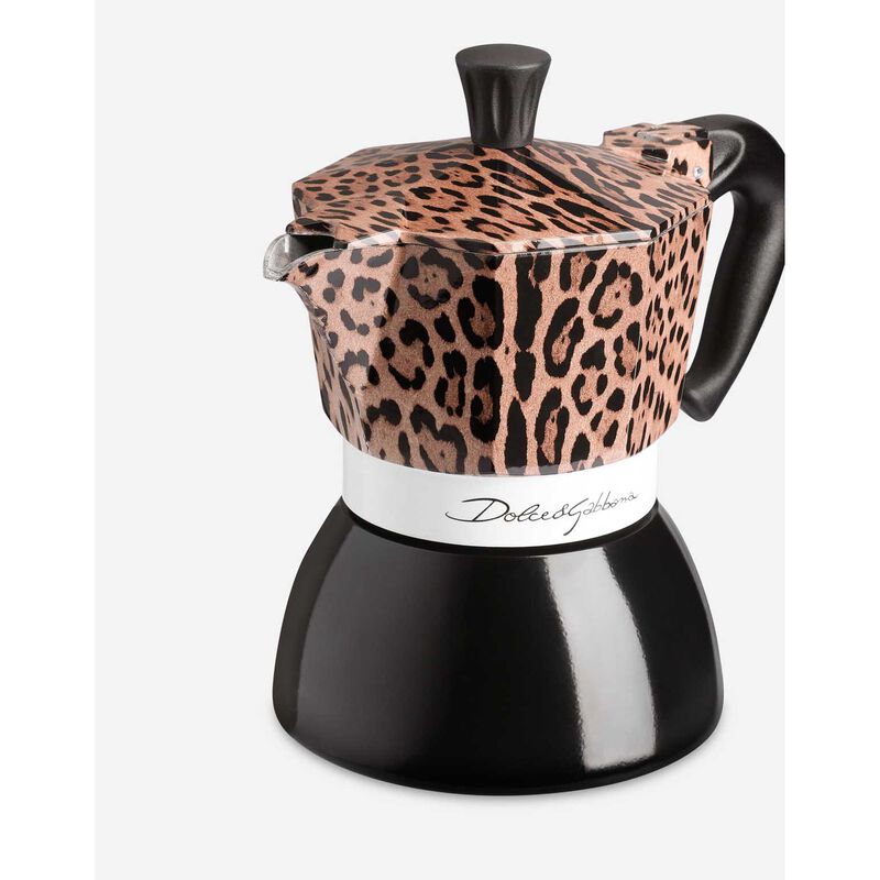 Bialetti x Dolce & Gabbana Moka Induction 4 Cup Leopardo image number 2