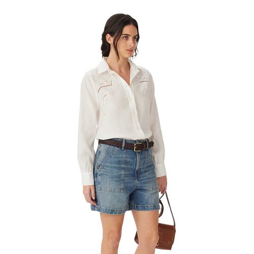 R.M. Williams Broderie Linen Shirt