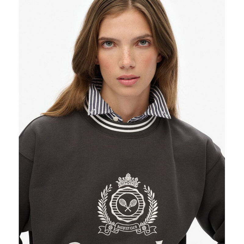 Superdry Country Club Loose Crew Sweatshirt image number 2