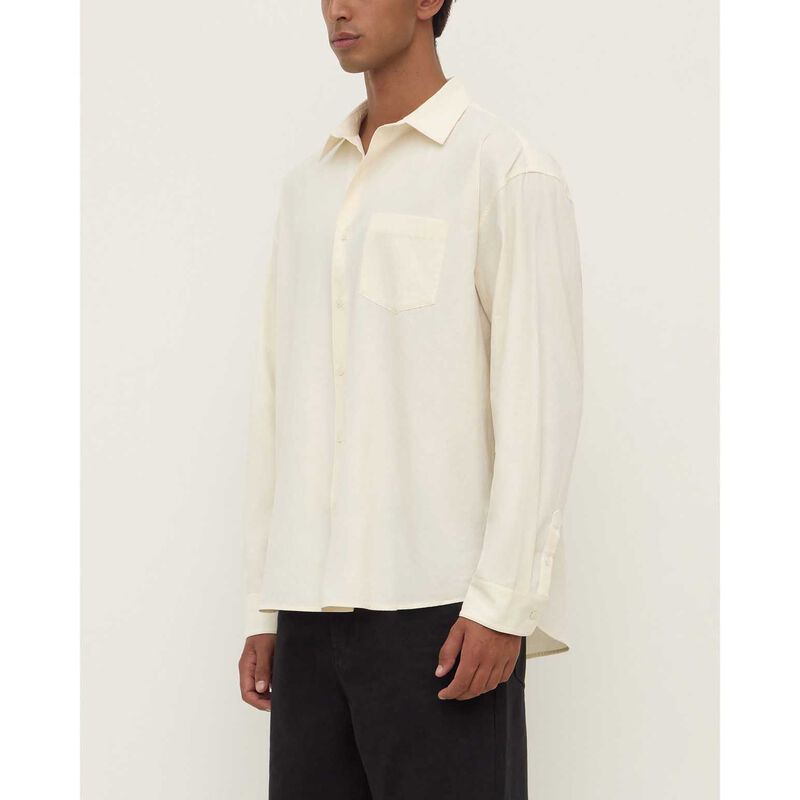 Assembly Label Finn Long Sleeve Shirt Cream image number 2